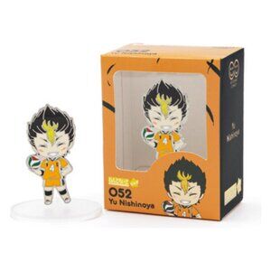 Nendoroid NIB YU NISHINOYA Pin & Stand & Window Box by Haikyu COLLECTIBLE, #52